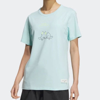 ADIDAS阿迪达斯短袖T恤运动休闲针织圆领女装JN6661 D