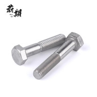 蔚期 GB5782不锈钢外六角头螺栓 M16*65半牙 个
