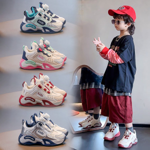 童鞋秋款女童运动鞋子儿童老爹鞋韩版户外休闲鞋学生旅游鞋子