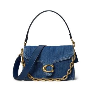 COACH蔻驰链条包软粒皮革snap 手提包可拆卸链条斜挎包百搭女包