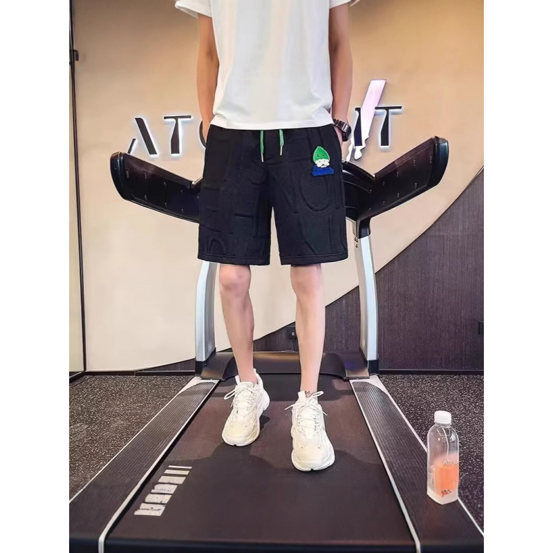 夏季潮流短裤新款情侣针织五分裤男休闲潮牌大码沙滩裤
