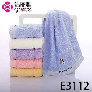 洁丽雅毛巾E3112棉卡通婴童毛巾柔软舒适吸水