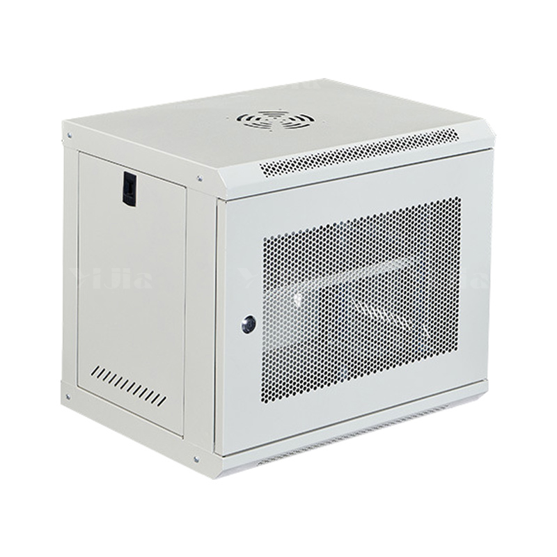 翌嘉 YJ5011647壁挂网络机柜网线理线柜 9u网门白色