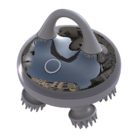 攀高头部按摩器硅胶手环设计多种按摩手法可拆洗干湿两用H3