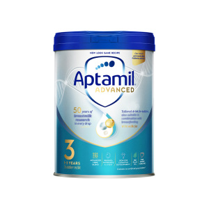 新版-原装进口英国爱他美(Aptamil)白金版婴幼儿牛奶奶粉3段(12个月以上)800g