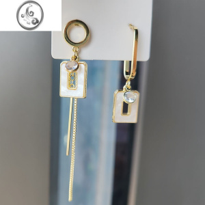 JiMiS925银针韩国轻奢小众设计珍珠耳环女简约气质新款DO镶钻耳钉耳饰