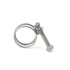 中锦科技 强力老虎夹 喉箍双钢丝水管卡箍内径34-40mm [1.2寸]个