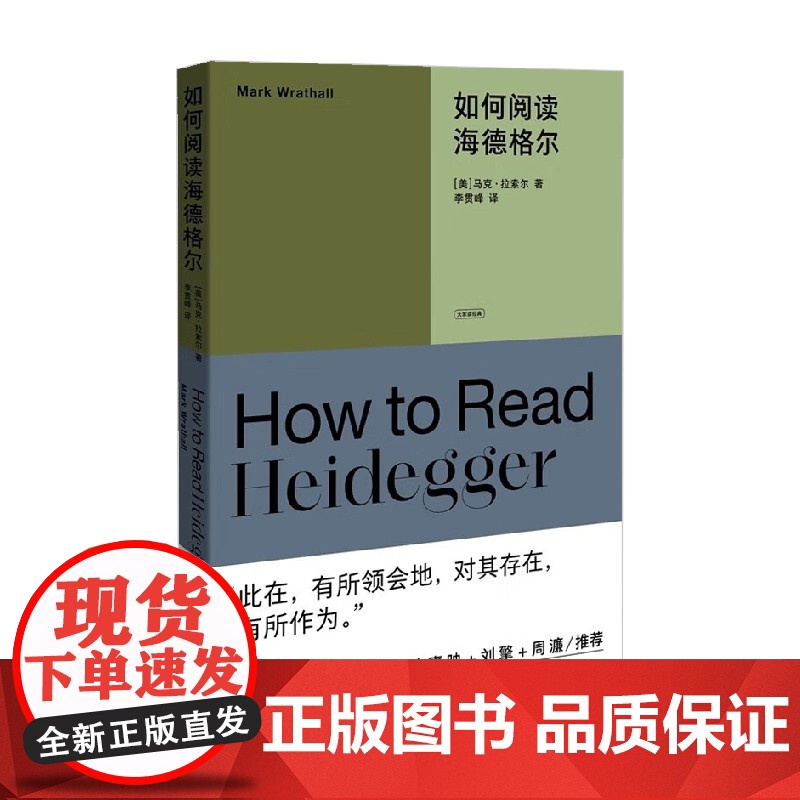 如何阅读海德格尔 马克·拉索尔 著 哲学