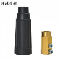 博源钧创 电焊机快速接头 中式DKL-50连座 黑色 个