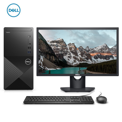 戴尔（DELL）成就3888商用家用台式机电脑19.5英寸屏定制（i5-104004GB1TB+256G集显）企业办公家用娱乐网课学习