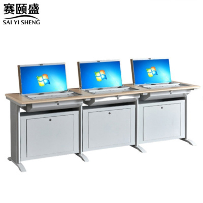 赛颐盛翻转电脑桌三人位2300*600*750mm(020)张