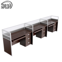 凯航屏风办公桌A02三个组合KH-25PFA023个