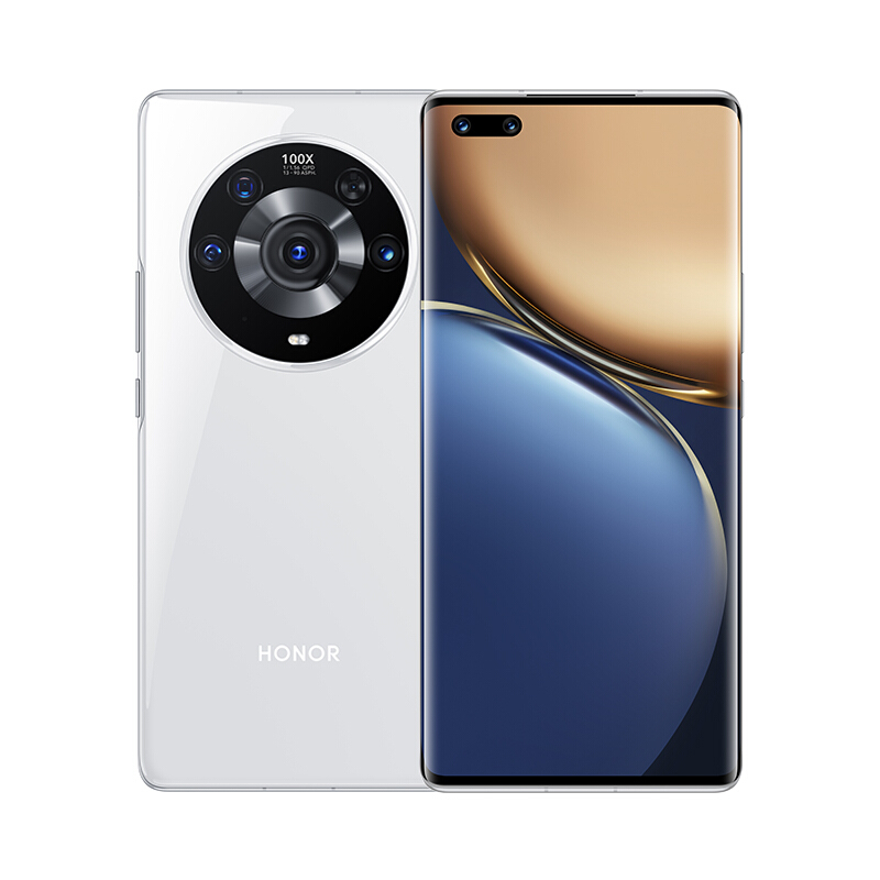 荣耀Magic3 Pro 12GB+512GB 釉白色 5G手机 骁龙888Plus 6.76英寸超曲屏 多主摄计算摄影 66W有线50W无线双超级快充