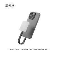 星星邦格XBG1019Type-C , PD100W供电 1TB M.2磁吸移动固态硬盘(计价单位:个)银色