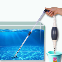 鱼缸换水器 手动可加长型吸便器鱼缸清洁工具大气囊虹吸管换水器