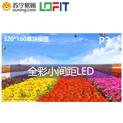洛菲特（LOFIT）LED显示屏P3全彩小间距LED屏视频会议培训高清无缝拼接大屏(320*160mm)LFT-P30D1M