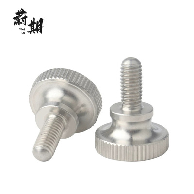 蔚期 GB834不锈钢滚花高头螺钉 M6*30 个