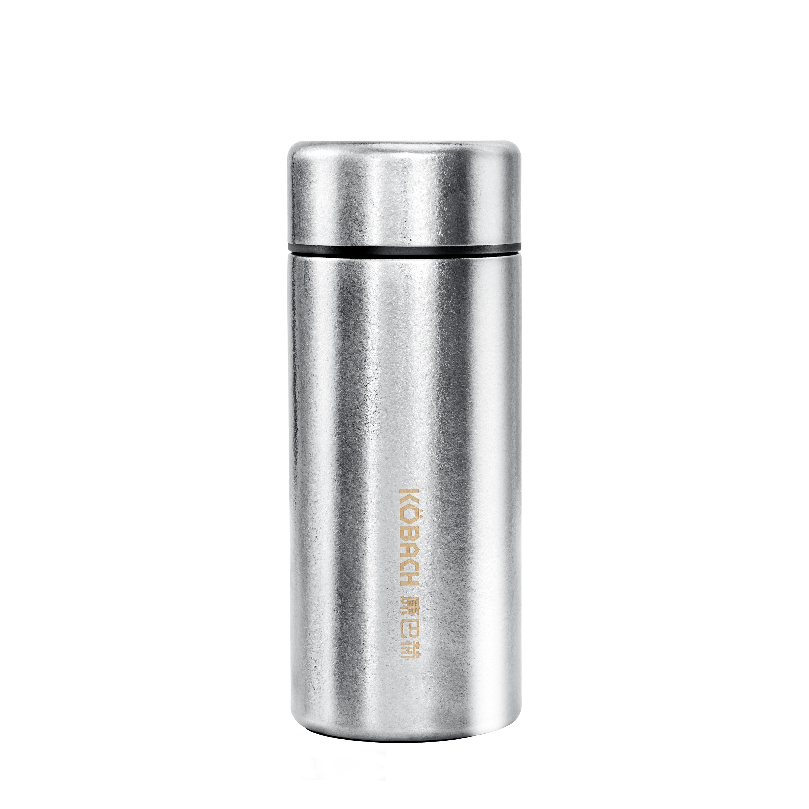 康巴赫纯钛保温杯双层钛焖茶杯男女用泡茶杯高颜值养生水杯口袋杯