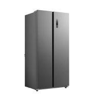 美菱冰箱 BCD-632WPUCX 典雅灰对开门一级能效双变频风冷无霜抗菌低噪音节能大容量家用电冰箱