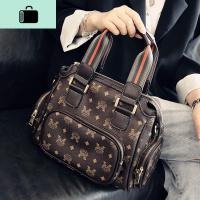 包包女包2020新款手提包大包休闲单肩包大容量斜挎包通勤上班包NEW LAKE 咖啡色女士单肩包