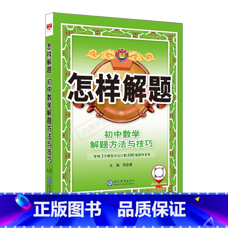 数学 初中通用 [正版]2025版怎样解题初中数学解题方法与技巧中考函数方程三角代数式七八九年级全解读讲解训练基础知识大