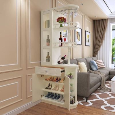 简约现代小户型客厅柜欧式隔断柜进玄关柜厅柜酒柜屏风柜鞋柜