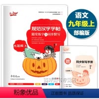 [正版]笔下生辉 初中九年级上册语文规范汉字字帖随堂练字与同步默写 人教版九年级上册语文写字课课练中考9年级上册语文人