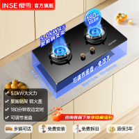 樱雪燃气灶煤气灶双灶5.0kW大火力家用液化气定时灶具全尺寸兼容底壳Q2326B液化气