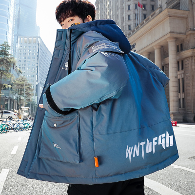 NEWLAKE2020冬季男士韩版棉衣潮流冬装加厚工装外套潮牌防寒羽绒棉服棉袄棉衣