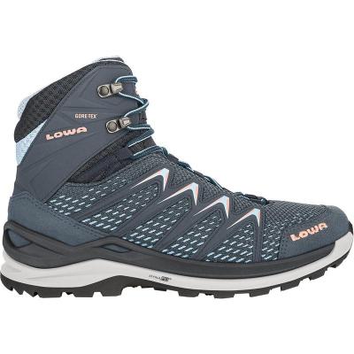 LOWA女款GORETEX防水防滑耐磨登山鞋钢蓝色户外徒步鞋
