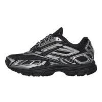 锐步(REEBOK)锐步男士跑步鞋轻便缓震黑色金属风格运动鞋