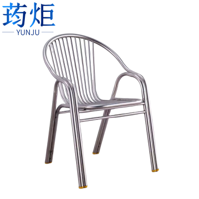 荺炬不锈钢靠背椅 单人 把