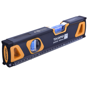 takama(高松)203030 一级精度水平尺300mm铝合金靠尺 平衡尺平水尺 蓝泡强磁加厚装修测量工具