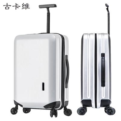 古卡维 拉杆箱 旅行箱 白色20寸拉链款1501B