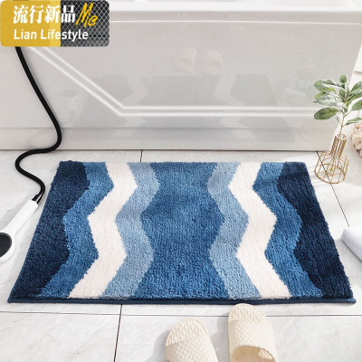进口地垫入户垫垫卧室厨房厅卫浴吸水脚垫浴室防滑垫子地毯 三维工匠