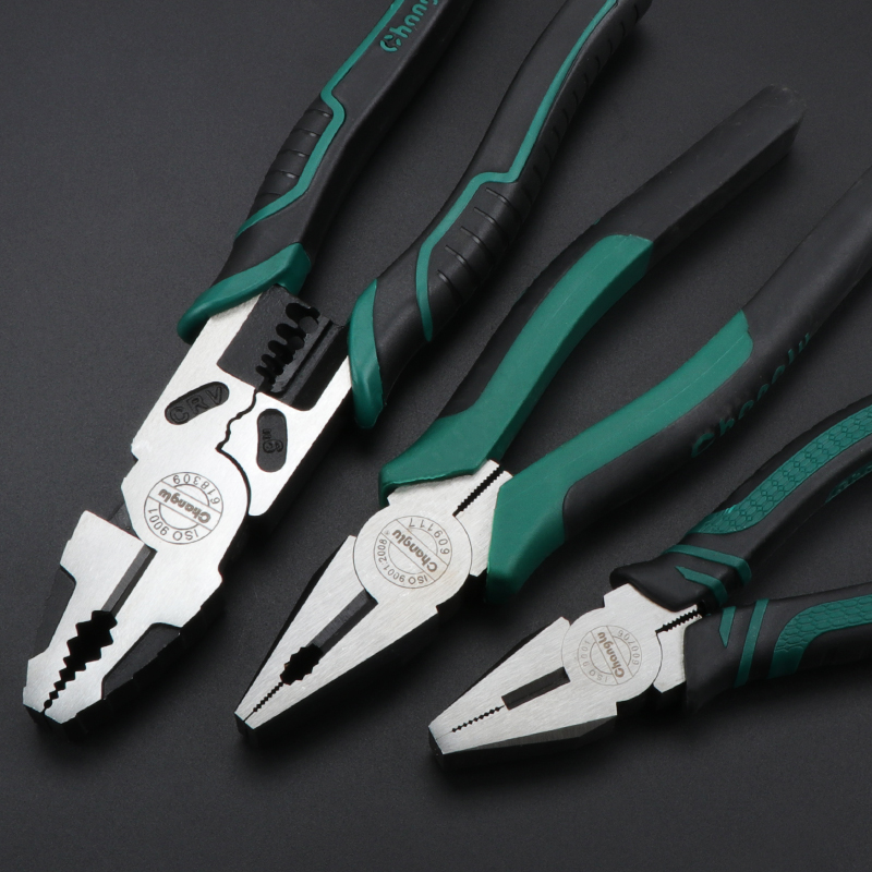 长鹿 工业级钢丝钳 8寸