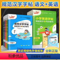 1下(语文) 小学通用 [正版]笔下生辉规范汉字字帖一年级二年级三四年级五六七八年级下册语文英语人教版同步字贴控笔训练正
