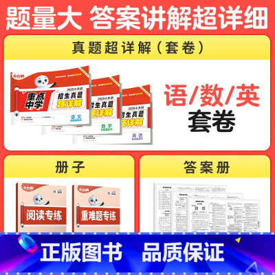 推荐]3本语数英-名校真题卷488套 小学通用 [正版]2025小白鸥星空小升初真题卷语文数学英语人教版招生真题超详