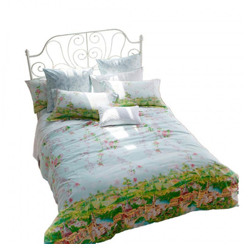 家柏饰(corated)家纺全棉四件套欧式优雅田园风全棉套件床上用品