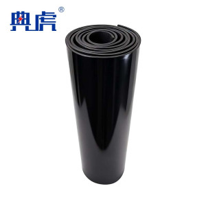 典虎 绝缘胶皮 黑色平面5mm 块