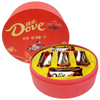 德芙巧克力礼盒装丝滑牛奶巧克力6-16颗圆形铁盒婚庆结婚喜糖礼品