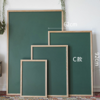 家柏饰(CORATED)白蜡实木外框黑板 磁性可吸磁 无漆自然原味北欧 绿色C92cm*62cm*3cm