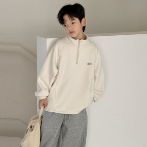 男童韩范卫衣春季儿童内搭2026春秋新款大童春装上衣服潮童装男孩