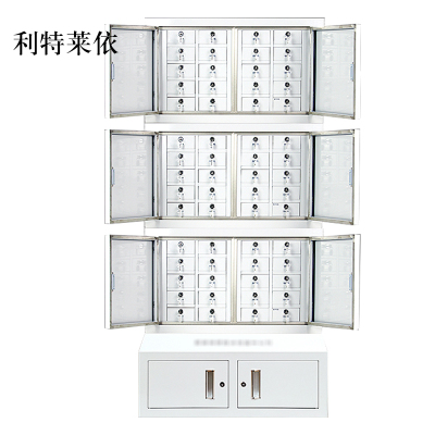 利特莱依手机信号考场会议室专用手机柜电子产品存放柜寄存柜带锁组合款60格300*776*1775