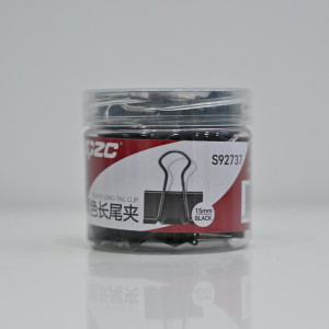 SPZC S92737 15mm 长尾夹黑 (计价单位:桶)