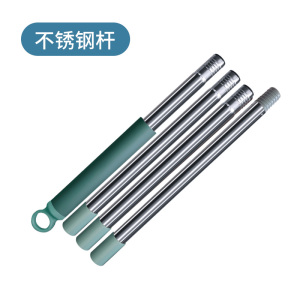 刮刮乐拖把杆替换配件通用墩布单杆免手洗拖把平板加大布头不带桶