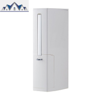 日式卫生间垃圾桶家用夹缝垃圾筒马桶刷套装带盖窄型小号厕所纸篓 三维工匠