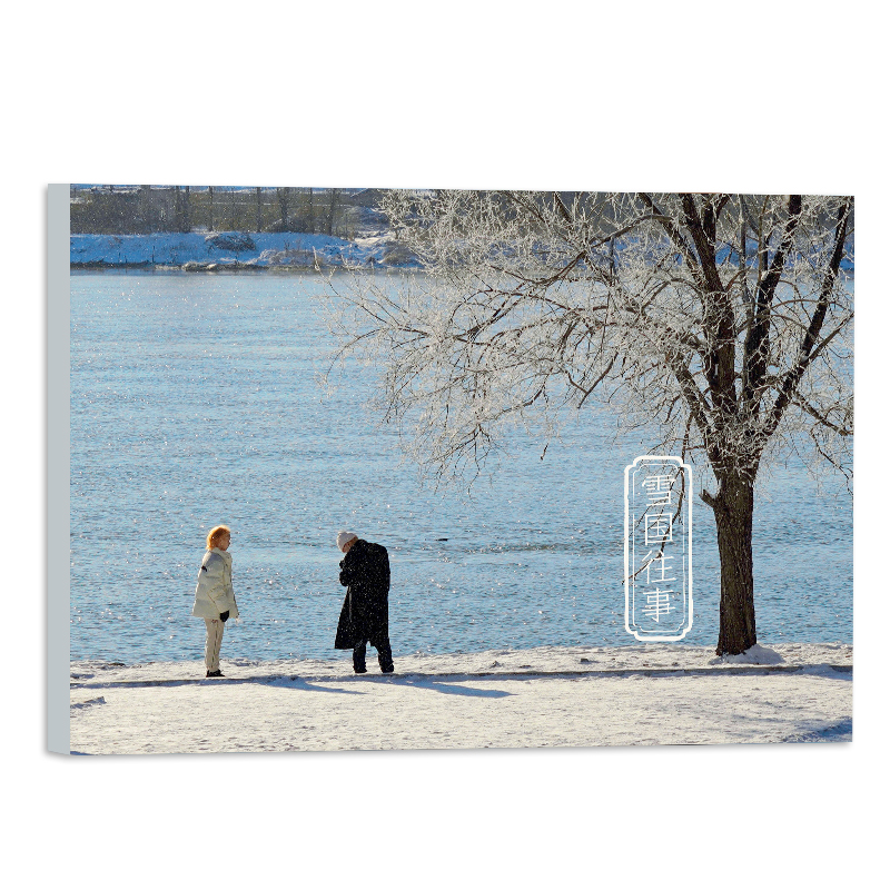 [正版图书]雪国往事 28张唯美安静的雪景风光摄影作品集 冬天下雪浪漫