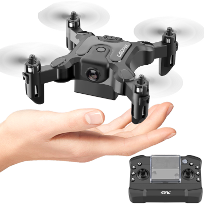 星域传奇迷你折叠-迷你小型遥控飞机四轴无人机航拍高清飞行器儿童玩具无航拍-气压定高无人机-酷炫黑