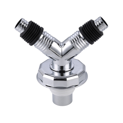 LONMATE 地漏接头电镀Y型大盖三通SL497 一个